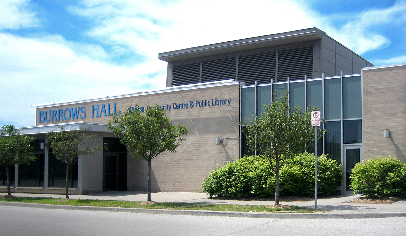 Burrows Hall Library Exterior