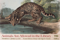 Animals Allowed in the Library [Exhibit Poster]